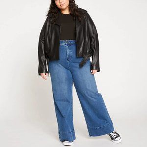 Universal Standard Carrie High Rise Wide Leg Jeans